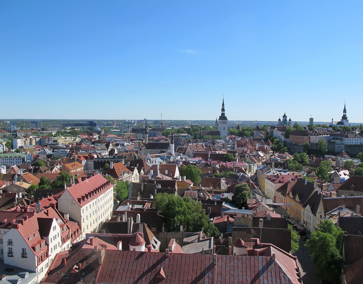 Rooftops of Tallinn old town, Estonia
